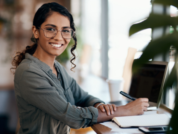Student celebrating graduation