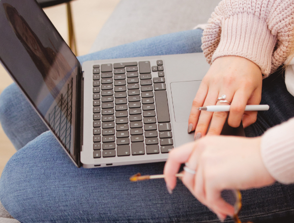 Student celebrating graduation